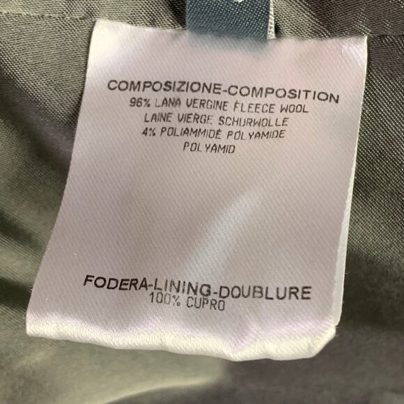 ALEXANDER MCQUEEN Size 4 Grey Black Wool Blend Boucle Single Breasted Jacket - Picture 11 of 12